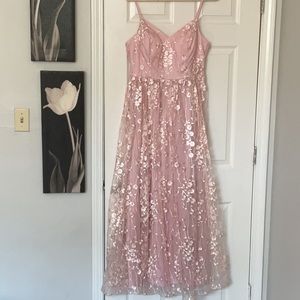 Long Pink Dress